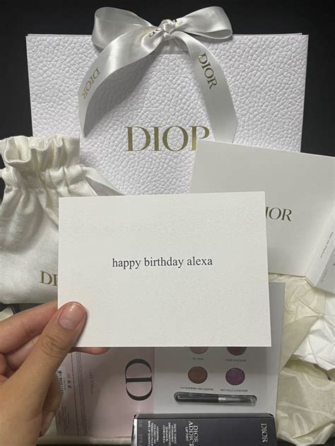 dior gold status birthday gift|dior birthday gifts free.